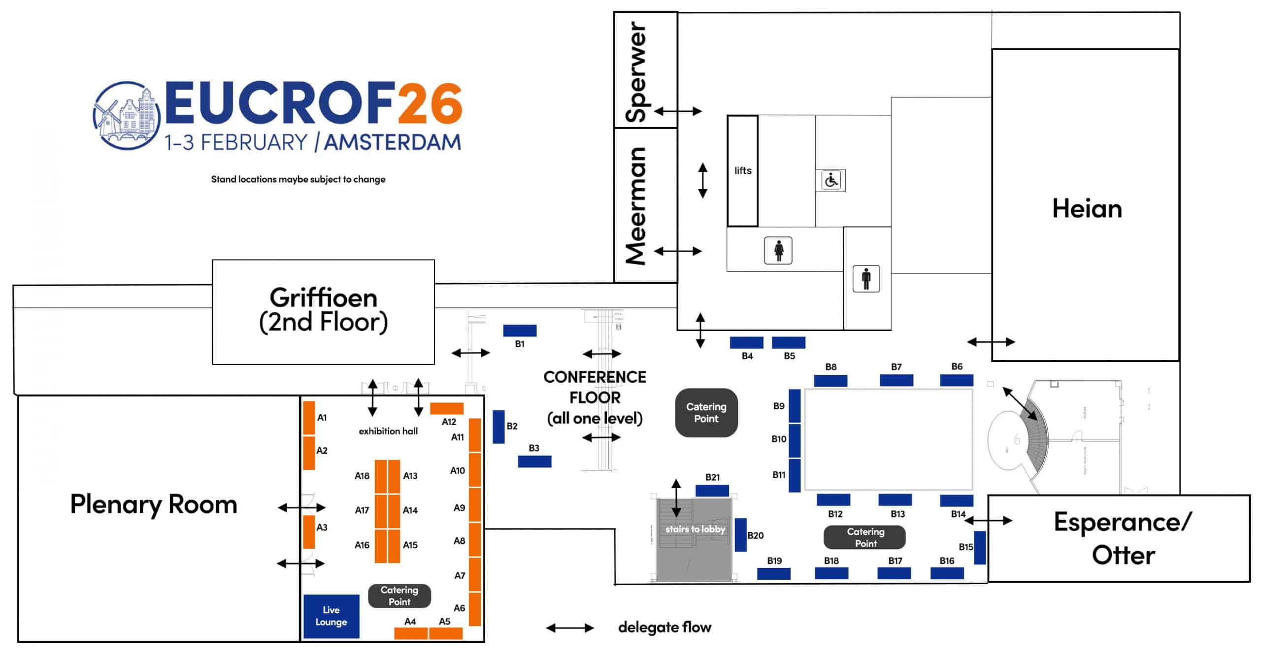 Exhibition Plan with room names